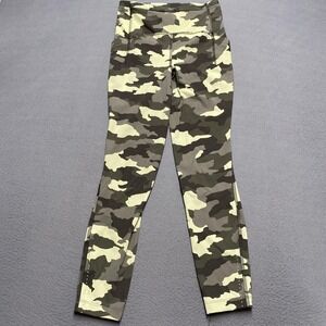 Lululemon Leggings Womens 4 Camo High Rise Side Pockets Yoga Running Pants Ankle